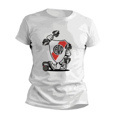 Remeras de GYM con Escudo River Plate - Diseños Originales - 9033