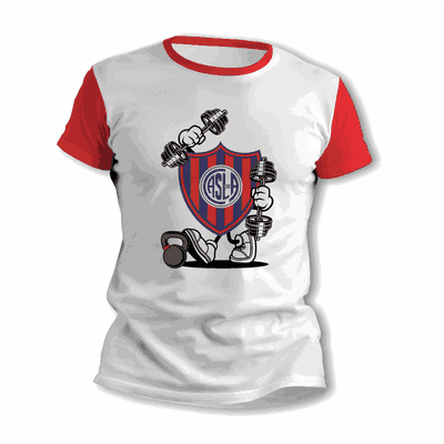 Remeras de GYM con Escudo San Lorenzo - Envío a todo el País - 9033