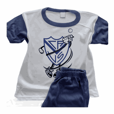 Pijamas de Golf con Escudo Velez Sarsfield  - Infantiles y Adultos - 9009