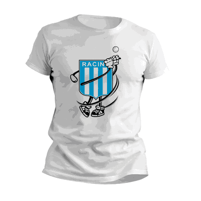 Remeras de Golf con Escudo Racing Club - Diseños Originales - 9009
