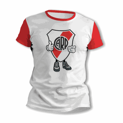 Remeras Pulgar Arriba con Escudo River Plate - Envío a todo el País - 9035
