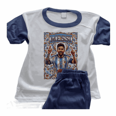Pijama Messi Festejando en Fileteado Porteño - 6872
