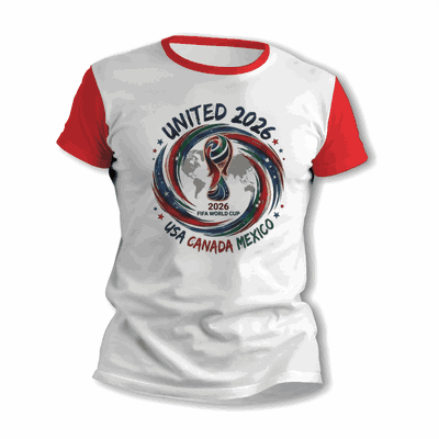 Remeras Selección Nacional Con Copa del Mundo 2026 - 6862