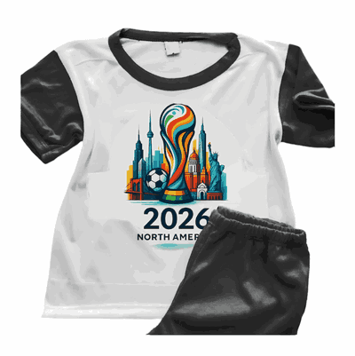 Pijamas de Futbol con la Copa del Mundial 2026 - 6865