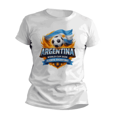 Remera Mundial de Futbol 2026 con Argentina - 6877