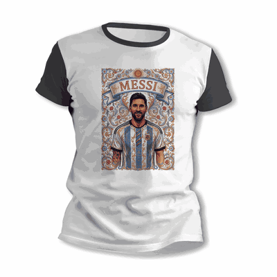 Remera Messi Fileteado Porteño Mundial 2026 - 6873
