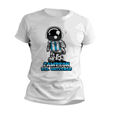 Remeras Argentina Campeón del Universo de Futbol - 6863