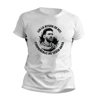 Remeras con Frase de Messi de la Selección Nacional - 6861