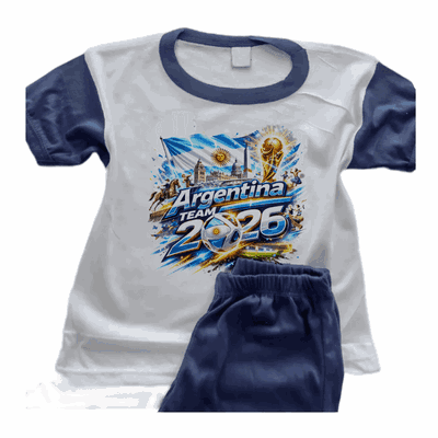 Pijama de Argentina Mundial de Futbol 2026 - 6876