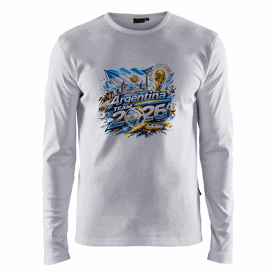 Remera Manga Larga Selección Argentina de Futbol 6876