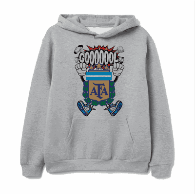 Buzos Canguro Argentina Gritando Gol 2026 - 6871