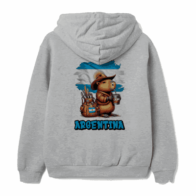 Buzos Canguro Argentino Tomando Mate - 6875