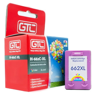 CARTUCHO GTC HP 662 XL COLOR