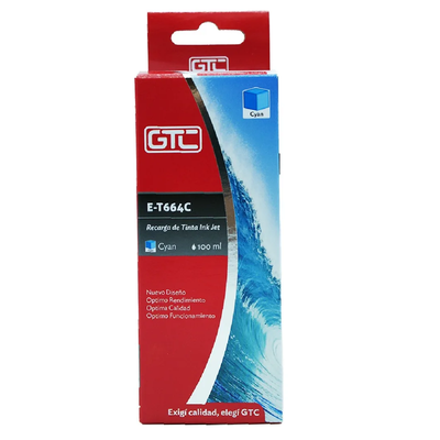 TINTA ALTERNATIVA GTC EPSON 673/664 CIAN 100ML