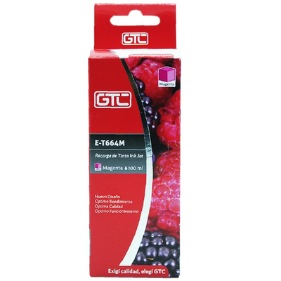 TINTA ALTERNATIVA GTC EPSON 673/664 MAGENTA 100ML