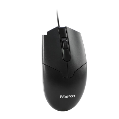 MOUSE USB MEETION MT-M360 NEGRO CON CABLE