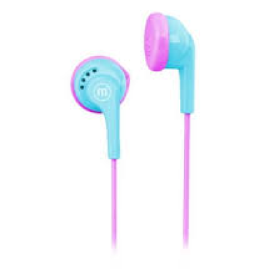 AURICULAR MAXELL IN EAR EB-95 EARBUDS ROSA/AZUL