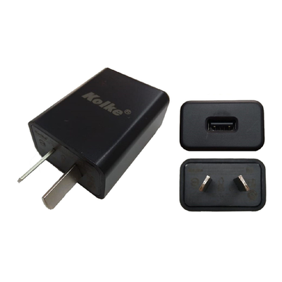 CARGADOR USB A 220V 5V 2A NEGRO SIN CABLE