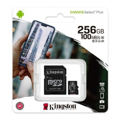 MICRO SD 256GB KINGSTON CANVAS PLUS