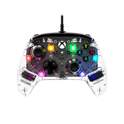 JOYSTICK HYPERX CLUTCH GLADIATE RGB TRANSPARENTE