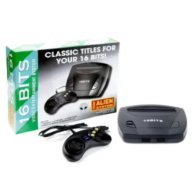 CONSOLA DE 16 BITS ALIEN CLASIC CON 2 JOYSTIC