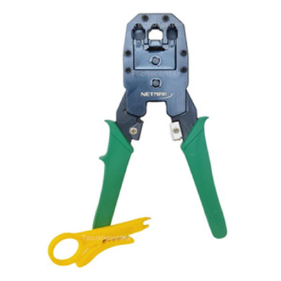 PINZA NETMAK RJ45 RJ11 NM-R02 CRIMPEA/CORTA/PELA