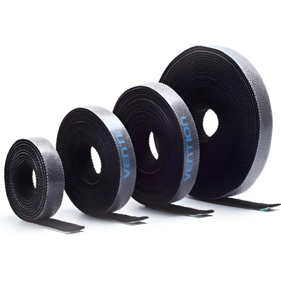 TIRA ORGANIZADORA DE CABLES NYLON 2M VENTION NEGRO