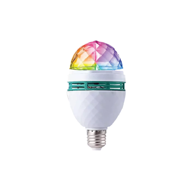 LAMPARA LED GIRATORIA RGB