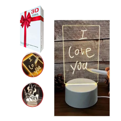 PIZARRA ACRILICA LED 18X14 CM