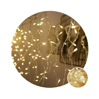 Cortina led amarilla 3 metros x 2 metros