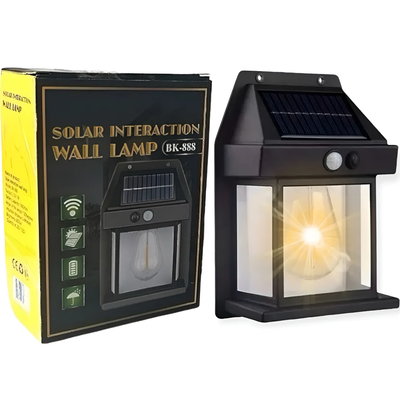 Lampara solar con sensor de movimiento