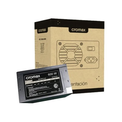 FUENTE ATX CROMAX 600W KC-DAA-600
