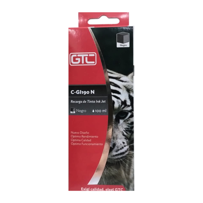 TINTA ALTERNATIVA GTC GI-190N NEGRO 100ML P/CANON PIXMA 2100/31