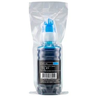TINTA ALTERNATIVA EVERTEC GI-190A CYAN 70ML P/CANON PIXMA 2100/31