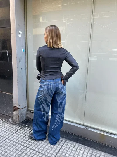 Wide Leg Laser Alas