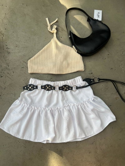 Top triangulo crochet