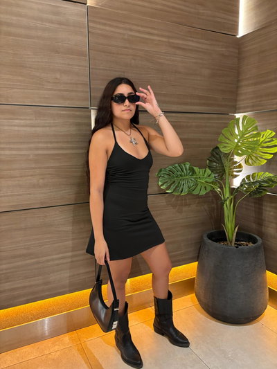 Vestido Marilyn frunce 