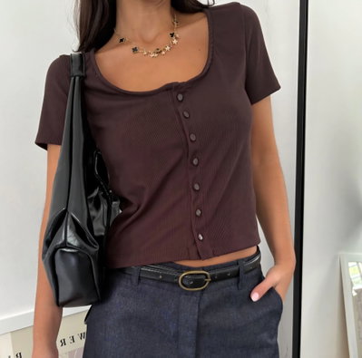 Remera ALMA con botones
