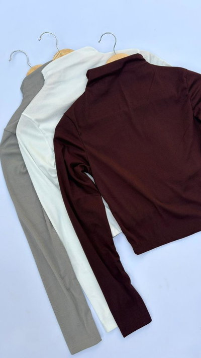 Media polera morley crop  