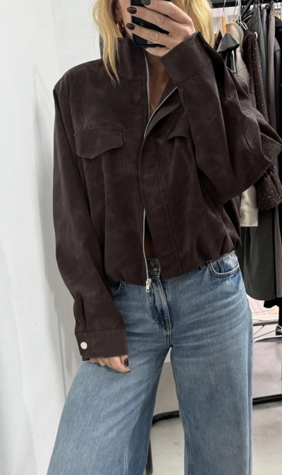 Campera bomber GUCCI cuero 