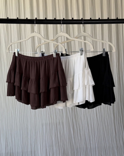 Pollera Volado de BAMBULA con Short 