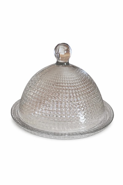 Mantequera de vidrio