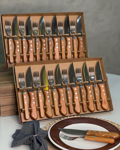 Cubiertos para asado. Tramontina