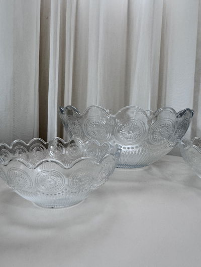 Juego ensaladera con 6 compoteras