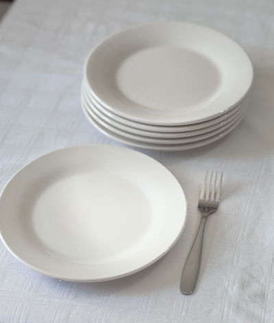 Plato de postre porcelana