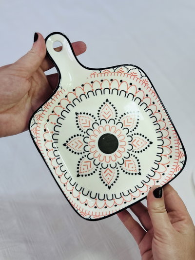 Tablita de ceramica de presentación 
