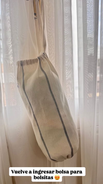 Porta bolsa de bolsitas de plastico