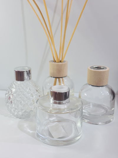 Porta difusor de vidrio