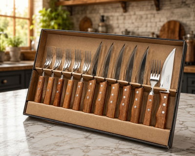 Cubiertos para asado. Tramontina
