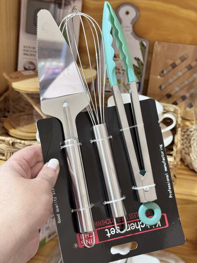 Set de cocina x3 